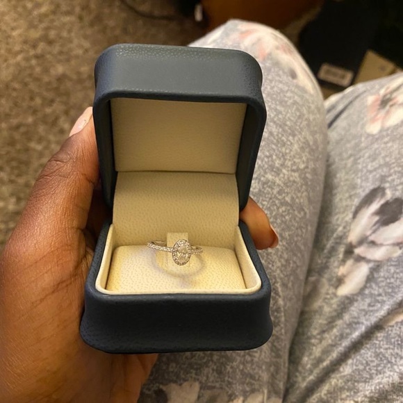 Engagement Ring & Wedding Rings - Picture 5 of 6